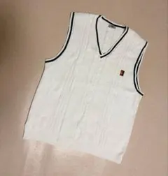 90s Nike Cable-knit Cricket Sweater Vest