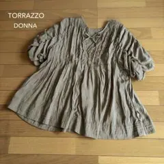 TORRAZZO DONNA シアータック2WAYタックブラウス ベージュのサムネイル