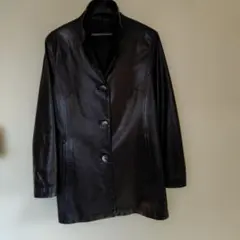 黒 イタリアンラムレザージャケット Mサイズ