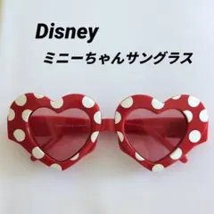 Disney ディスニー　ミニー サングラス ハート型　ドット柄