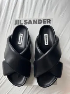 h*様 JIL SANDER スライドサンダル ブラック42のサムネイル