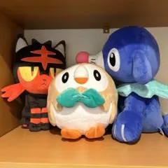 ポケモンセンター モクロー アシマリ ニャビー 等身大 ぬいぐるみ