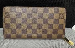 極美品 ルイヴィトン 長財布 ダミエ ジッピーウォレット ラウンドファスナー