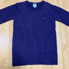 【アーノルドパーマー】パープル クルーネックニットセーター