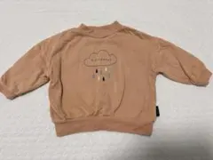 テータテート 雲と雨　刺繍トレーナー　裏起毛