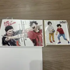 ハイキュー　ゴミ捨て場の決戦　入場特典　ビジュアルボード　dvd特典　ミニ色紙