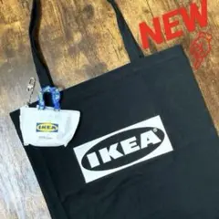 IKEA クノーリグS ホワイト＆トートバック ブラック 各1個