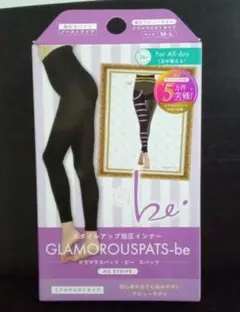 GLAMOROUSPATS-be 着圧スパッツ M-Lサイズ ブラック