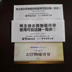 ヤマダ電機 お買物優待券 5000円