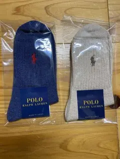 Polo Ralph Lauren ソックス 2色セット 22-24cm