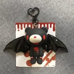 グルーミー キーホルダー ブラック羽付き