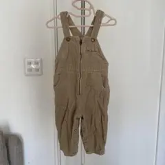 moujonjon コーデュロイ サロペット ベージュ