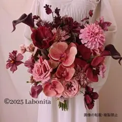 ウェディングブーケ ブライダル クラッチブーケ ブートニアセット