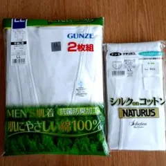 GUNZE メンズ肌着 2枚組 LLサイズ、ブリーフ