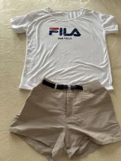 FILA Tシャツ・ブラトップ・ショートパンツセット