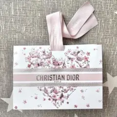 Dior 2026年春限定 ショッパー 桜ハートピンク ディオール ギフトバッグ