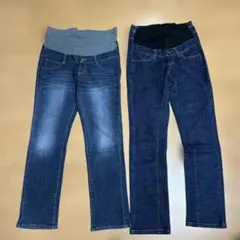 マタニティ　デニム　2点セット