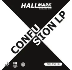 黒　1.0 CONFUSION LP　卓球　粒高　イボ　ラバー　人気　Ｂ１