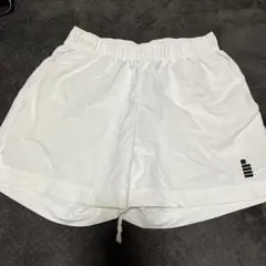 GOSEN ゴーセン バドミントン テニス ホワイトショートパンツ