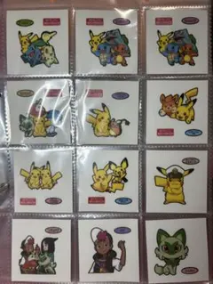 ポケモンキャラクターシール 12枚セット