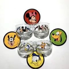 【新品未使用】ディズニー　グラスセット　冷茶セット　ミニグラス　ミッキーマウス