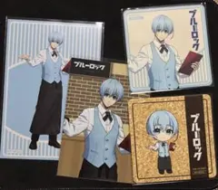 ブルーロック　プリンセスカフェ　氷織 羊　ブロマイド　コースター　ポスカ　セット