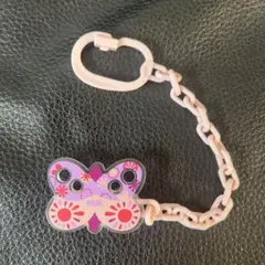 NUK　ヌーク　おしゃぶりホルダー　蝶々　ピンクのサムネイル