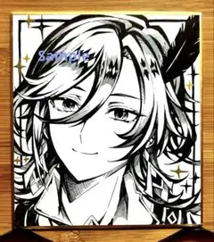 原神　カーヴェ　手描きイラスト