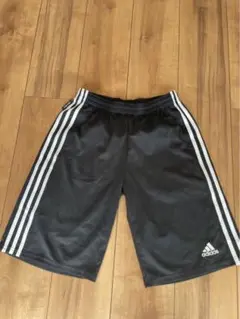 adidas 3本ライン ハーフパンツ 160
