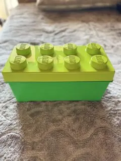 LEGO ブロックデザイン 収納ボックス グリーン