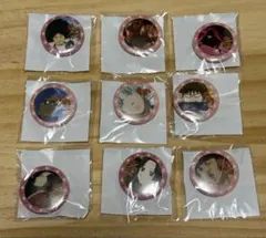 銀魂 in J-WORLD ジァイワ　ヤマザキ春のモブ祭り　缶バッジ　9点セット