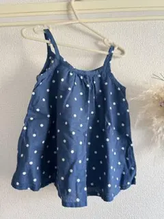 【Baby GAP】水玉キャミソールワンピース 80㎝