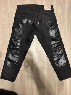 EVISU ブラックデニム　サイズ34 日本製 2026年最新】evisu 34インチの人気アイテム - メルカリ