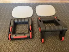 2in1折りたたみ式腹筋ローラー プッシュアップバー　コンパクト収納可能のサムネイル