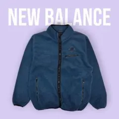 New Balance フリースジャケット Lサイズ ブルーS-749