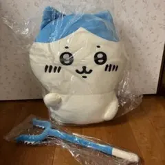 【希少品】ちいかわ 討伐棒を持った特大ぬいぐるみ (ハチワレ)