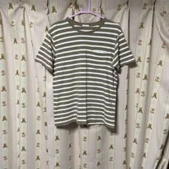 クルーネックボーダーTシャツ