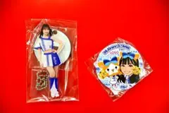 横浜DeNAベイスターズdiana Arisaさん アクリルスタンド&缶バッチ