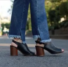 TOGA pulla 2016AWカットオフデニム 美脚パンツ 34 ブルー