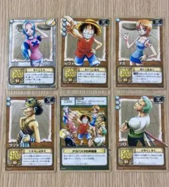 ワンピース　カードダス　ハイパーバトル　ジャンプフェスタ　限定エディション　6枚