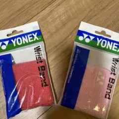 YONEX ピンク リストバンド 2個セット