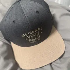VANS オフホワイト グレー キャップ