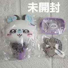 ちいかわ　モモンガぬいぐるみミラー&ミニポーチ&キーホルダーセット