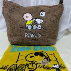 PEANUTS ボアトートバッグ