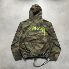 STUSSY 迷彩ジャケット L 刺繍ロゴ入り STUSSY ステューシー ジャケット メンズ Camo Cruize Coach(stussy JKT