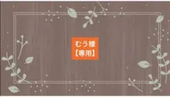 むう様【専用】