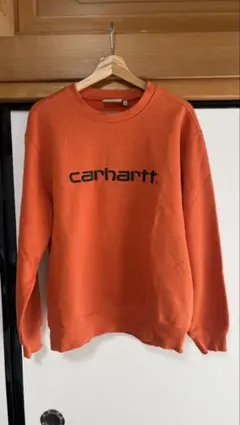 carhartt オレンジ スウェット Mサイズ