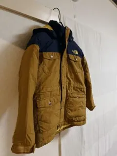 120 THE NORTH FACE ダウンコート ブラウン/ネイビー