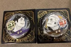 ハイキュー 宮治 宮侑 バースデー缶バッチ