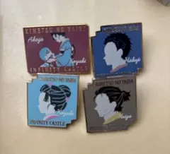 鬼滅の刃 無限城編 キャラクターモチーフピンズ 狛治　恋雪　猗窩座　4個セット